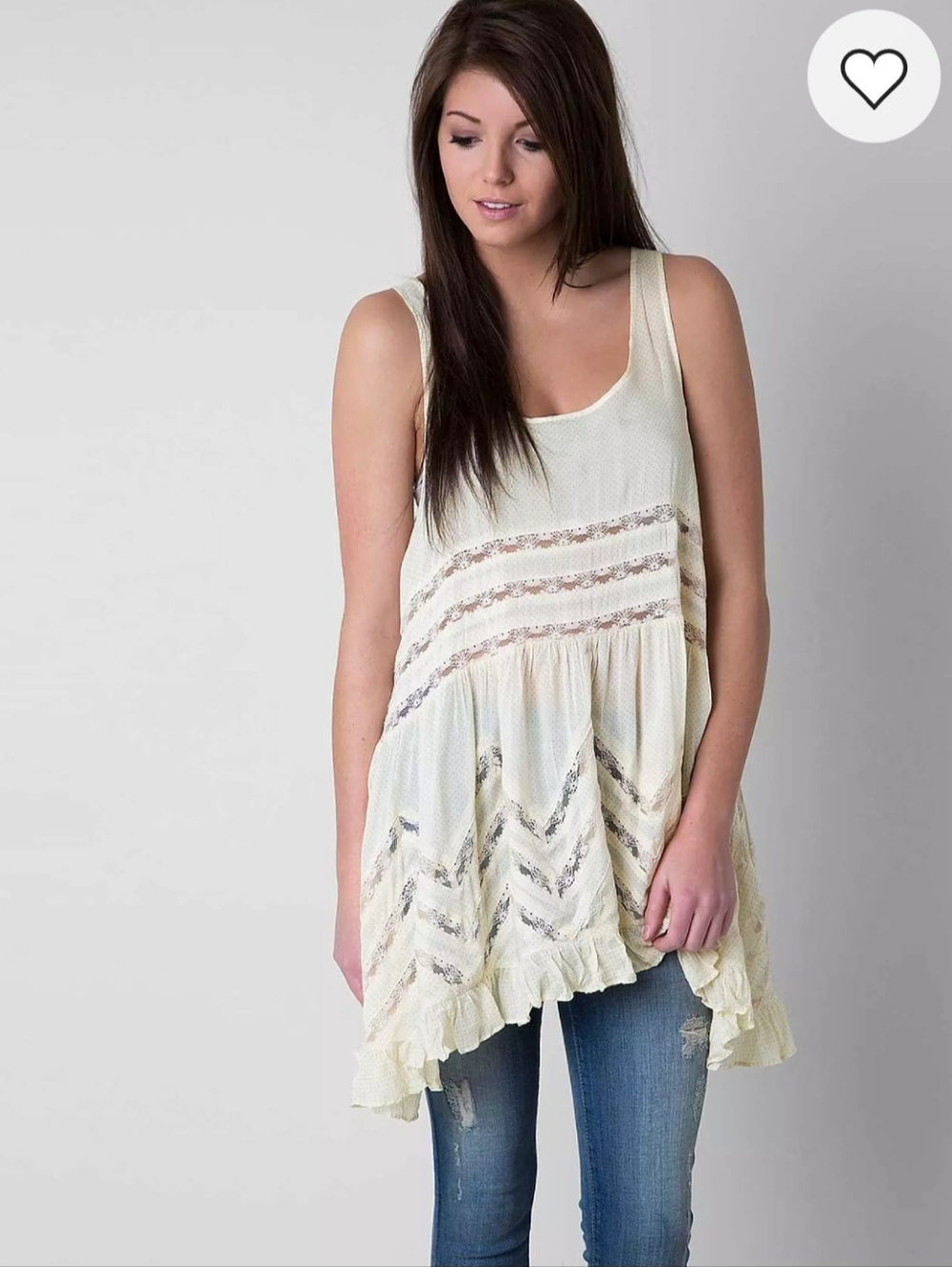 Free People Viola And Lace Trapeze Slip Dress Large